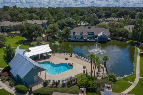Aerial view at Saddleworth Green, Ocala, FL